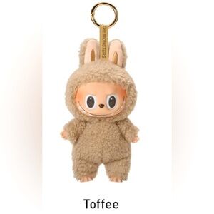Pop Mart LABUBU Exciting Macaron TOFFEE Vinyl Plush Pendant In Pouch Authentic